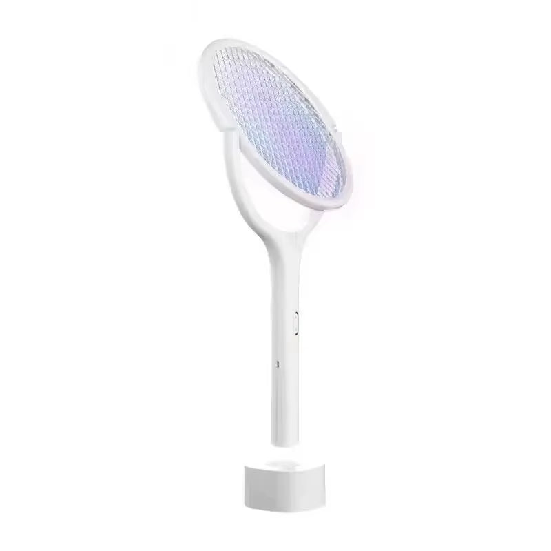 Raquette À Charge Rapide 5 En 1, Tue Les Insectes Volants, Lampe Isolée De Sécurité Alimentée Par Batterie, Tapette À Moustiques Électrique Réglable ABS