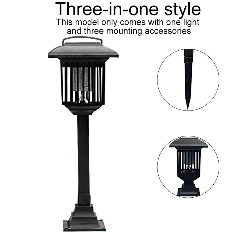 Lampe Solaire Anti-Moustique Électrique, Piège À Insectes, Répulsif, Lumière LED Zared, Pour Jardin Extérieur