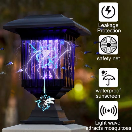Lampe Solaire Anti-Moustique Électrique, Piège À Insectes, Répulsif, Lumière LED Zared, Pour Jardin Extérieur