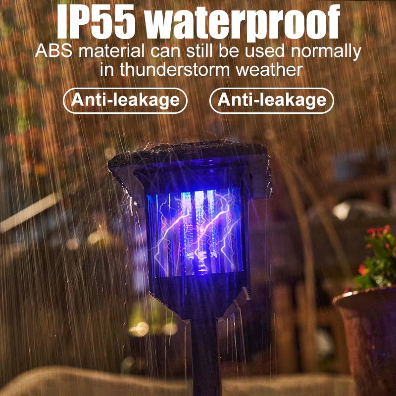 Lampe Solaire Anti-Moustique Électrique, Piège À Insectes, Répulsif, Lumière LED Zared, Pour Jardin Extérieur