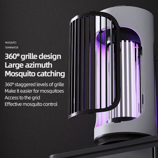 Lampe Électrique Anti-Moustique USB Charge Ménage Intérieur Muet Portable Lampe Anti-Moustique Mur Bureau Tenture Murale Double Usage