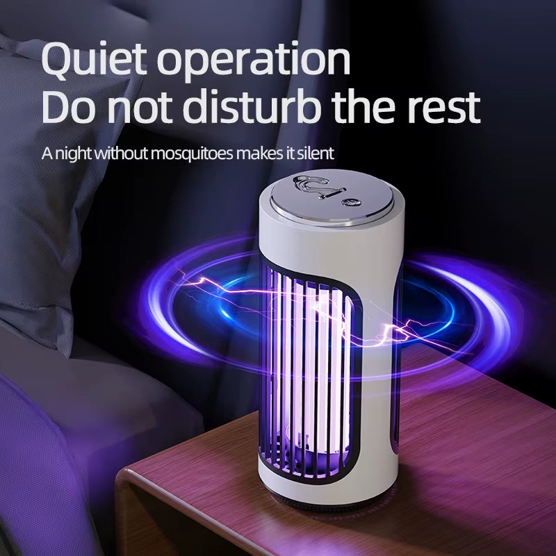 Lampe Électrique Anti-Moustique USB Charge Ménage Intérieur Muet Portable Lampe Anti-Moustique Mur Bureau Tenture Murale Double Usage