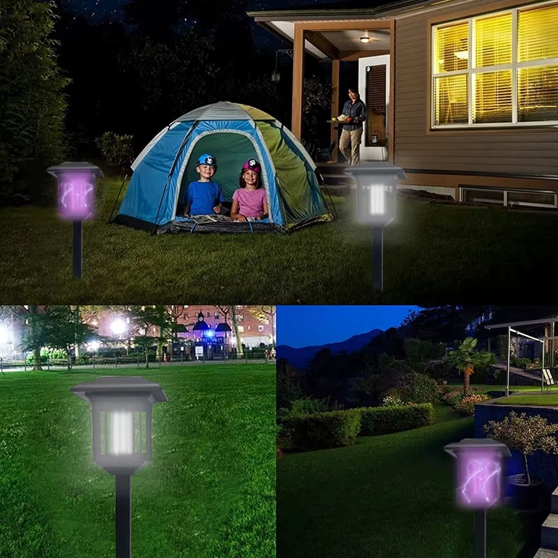 Lampe Solaire Anti-Moustique Électrique, Piège À Insectes, Répulsif, Lumière LED Zared, Pour Jardin Extérieur